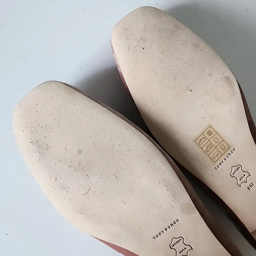 Tory Burch Velvet Ballet Flats "EUC" - Picture 12 of 16